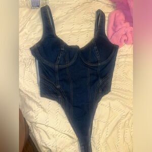 Ivy park denim bodysuit